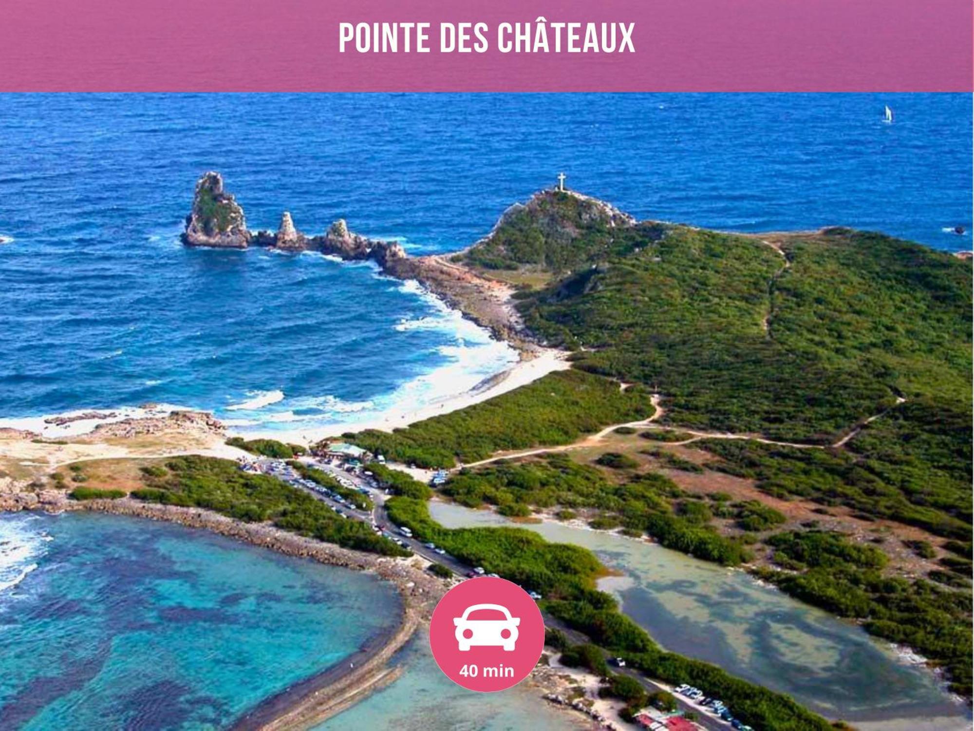 Le Sable Bleu - Evasion Tropicale A Sainte-Anne - Plage 5Min - Piscine - Parking - Logement Climatise - Vue Sur Les Palmiers - Parfait Pour Sejours En Famille Ou Entre Amis Exterior foto