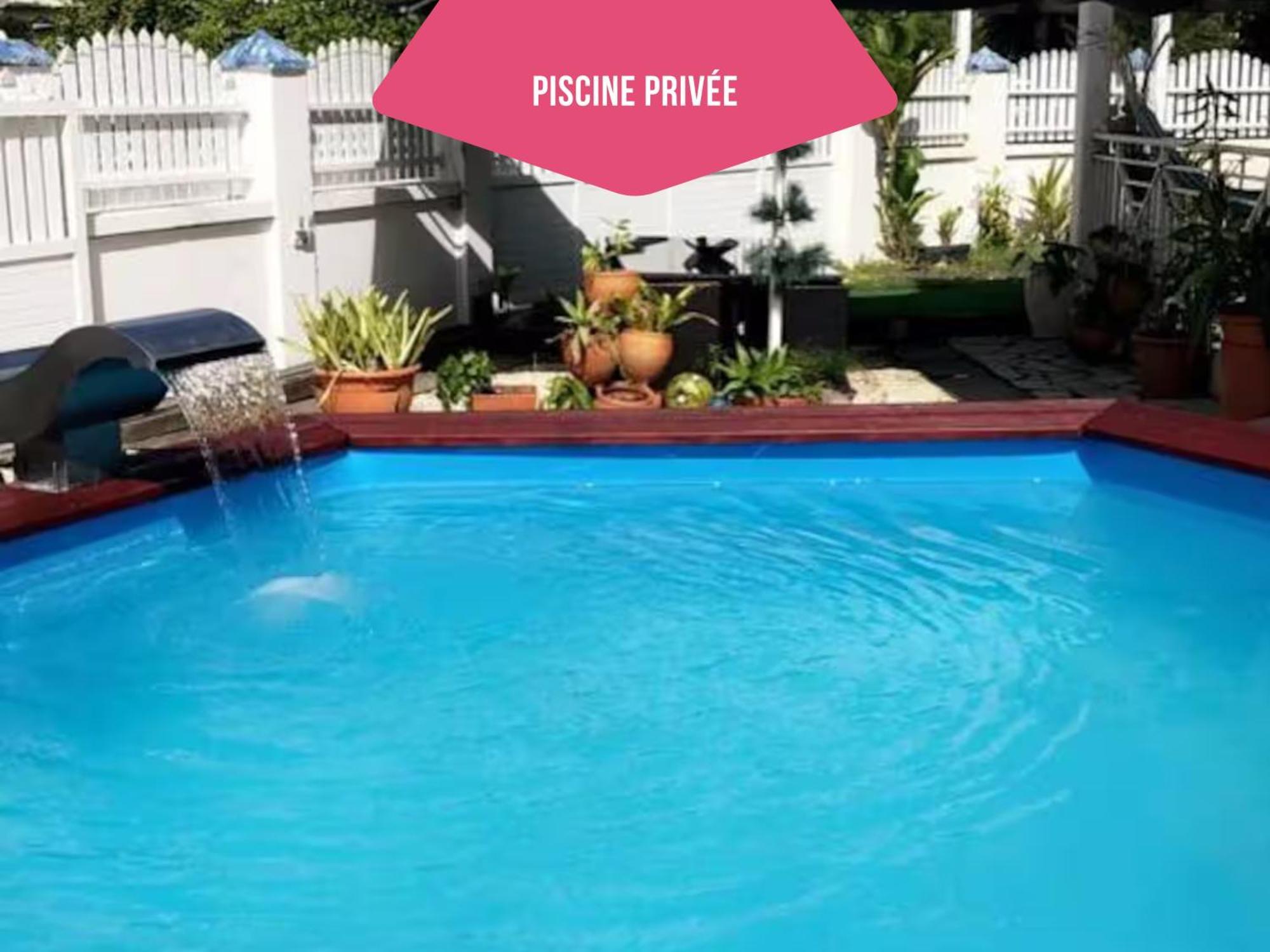 Le Sable Bleu - Evasion Tropicale A Sainte-Anne - Plage 5Min - Piscine - Parking - Logement Climatise - Vue Sur Les Palmiers - Parfait Pour Sejours En Famille Ou Entre Amis Exterior foto